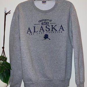 Grey Alaska Crewneck